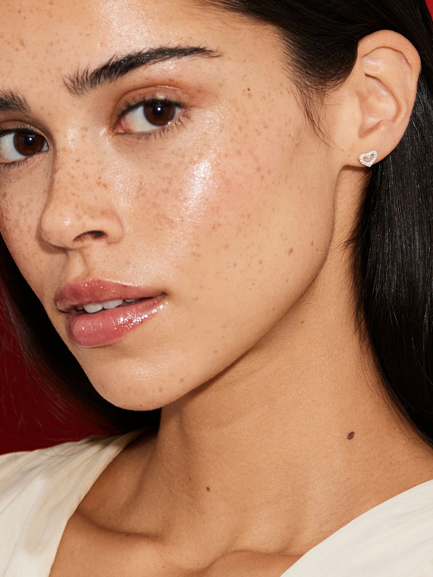 Pavé Heart Studs  bild 2