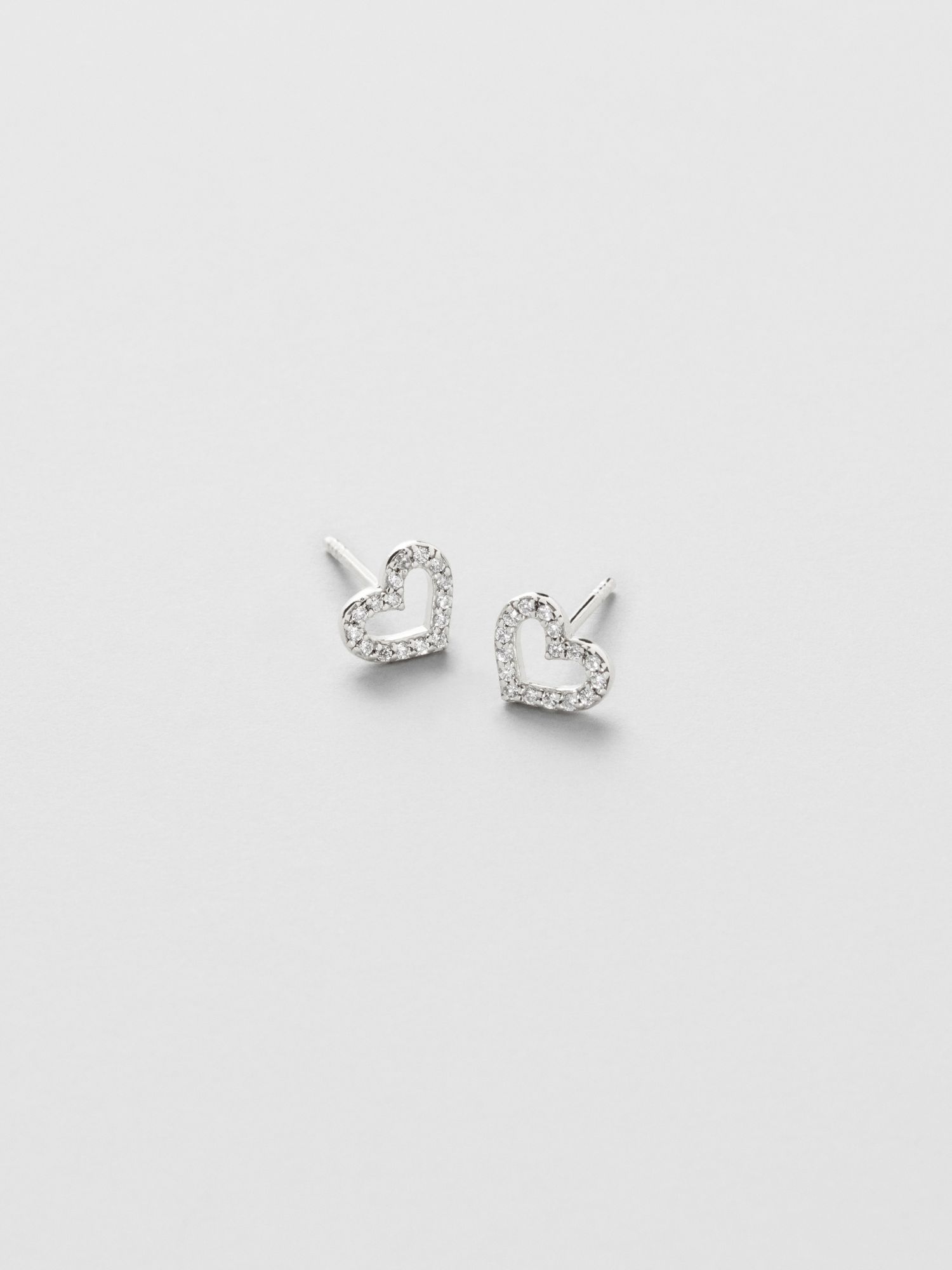 Pavé Heart Studs  bild 3