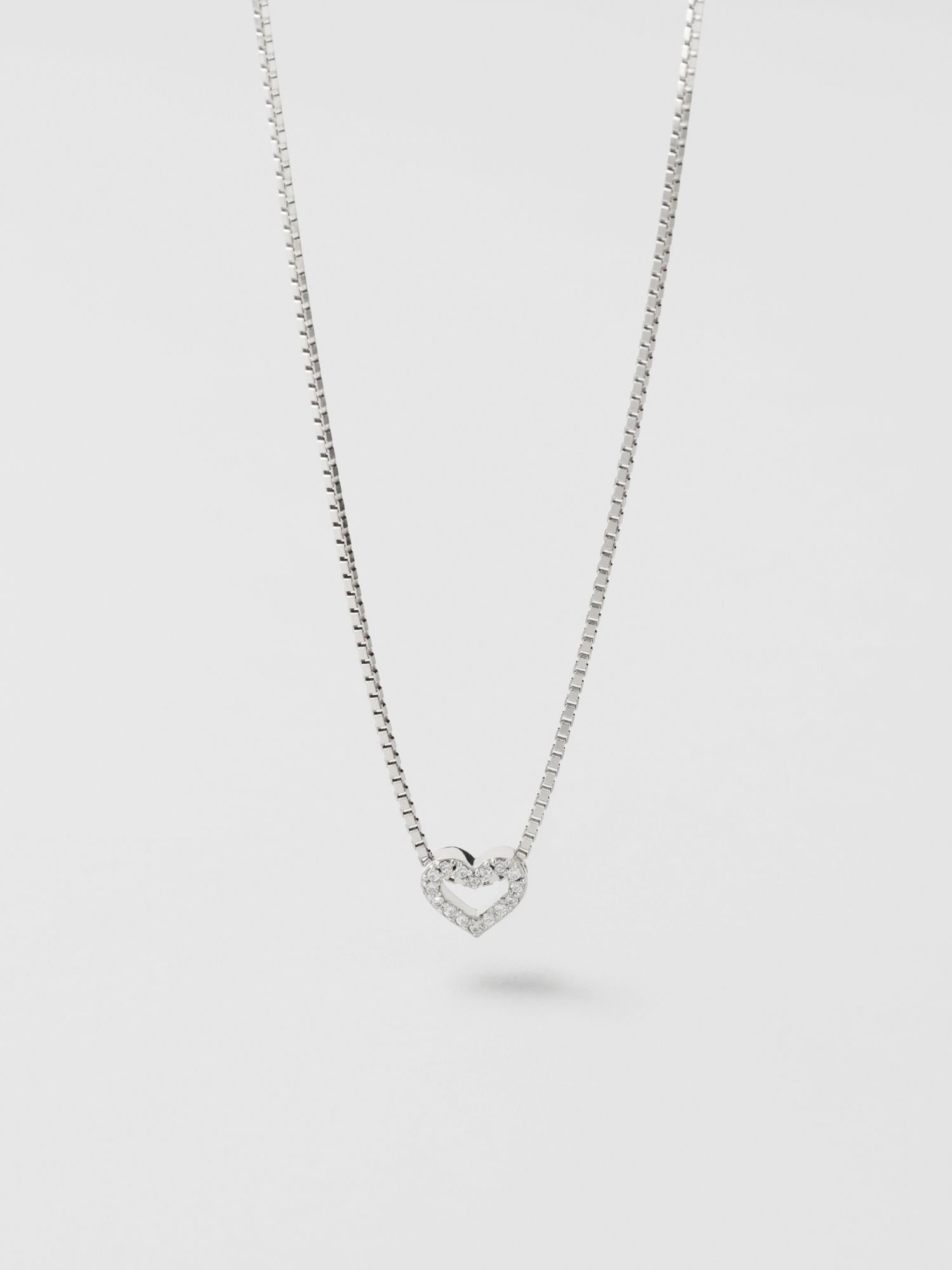 Pavé Heart Halsband