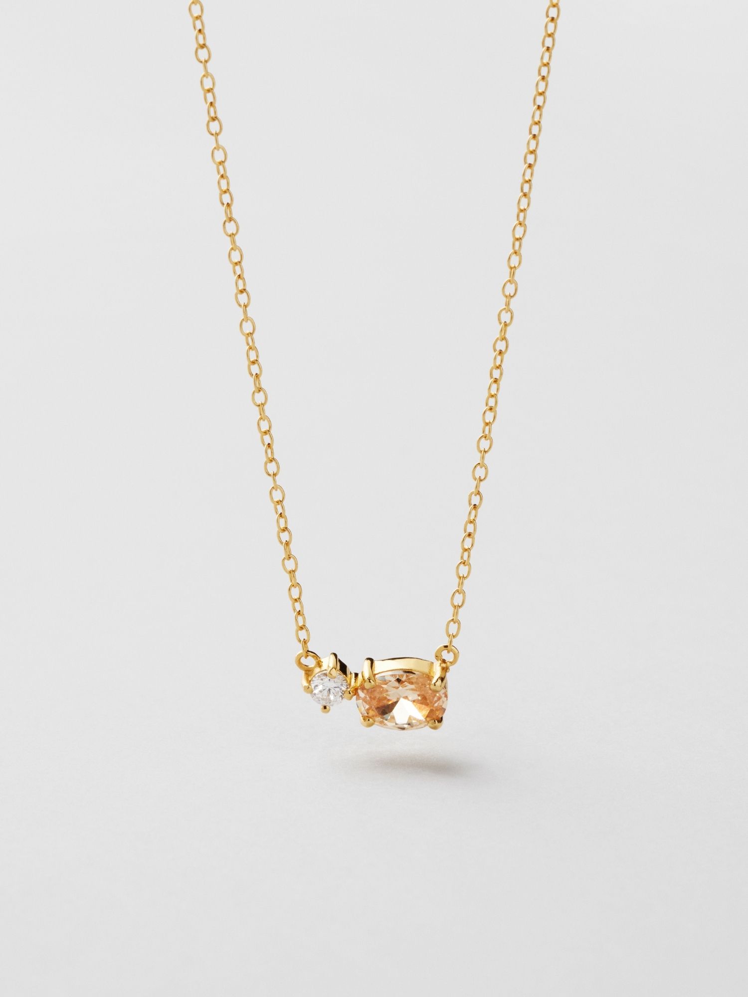 Disa Duo Champagne Halsband