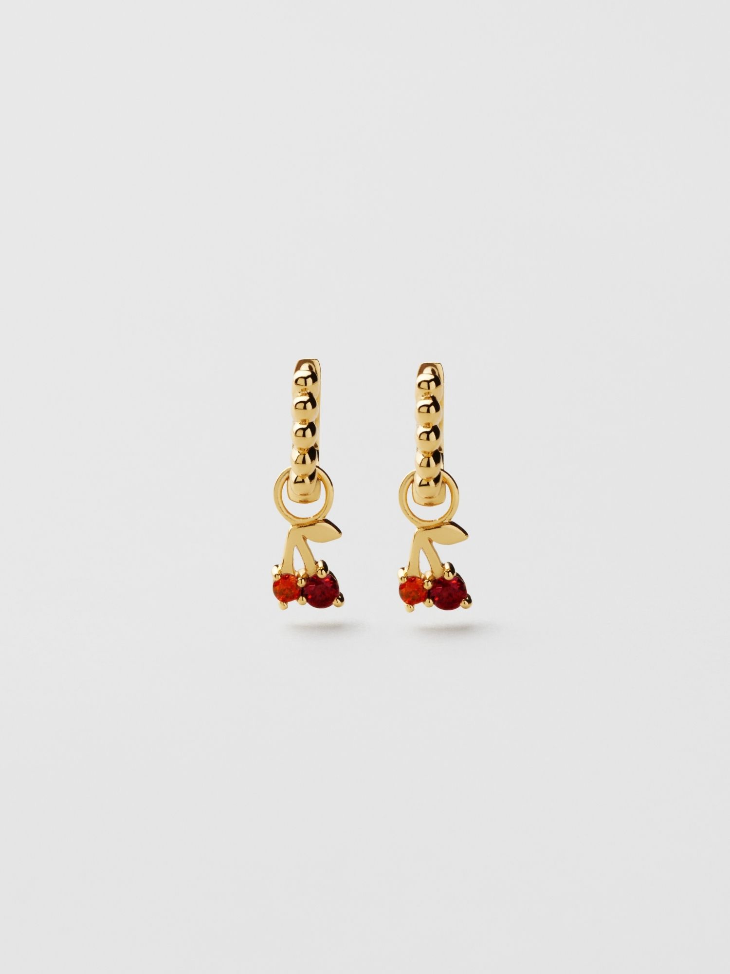 Red Cherry Hoops