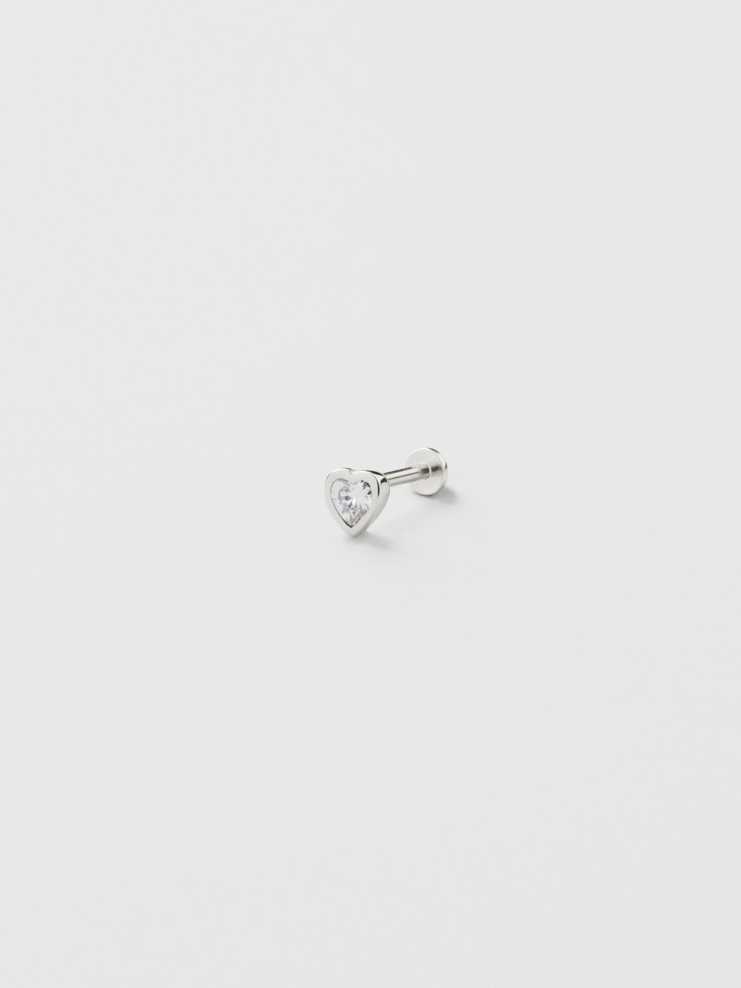 Bezel Heart Piercing bild 3