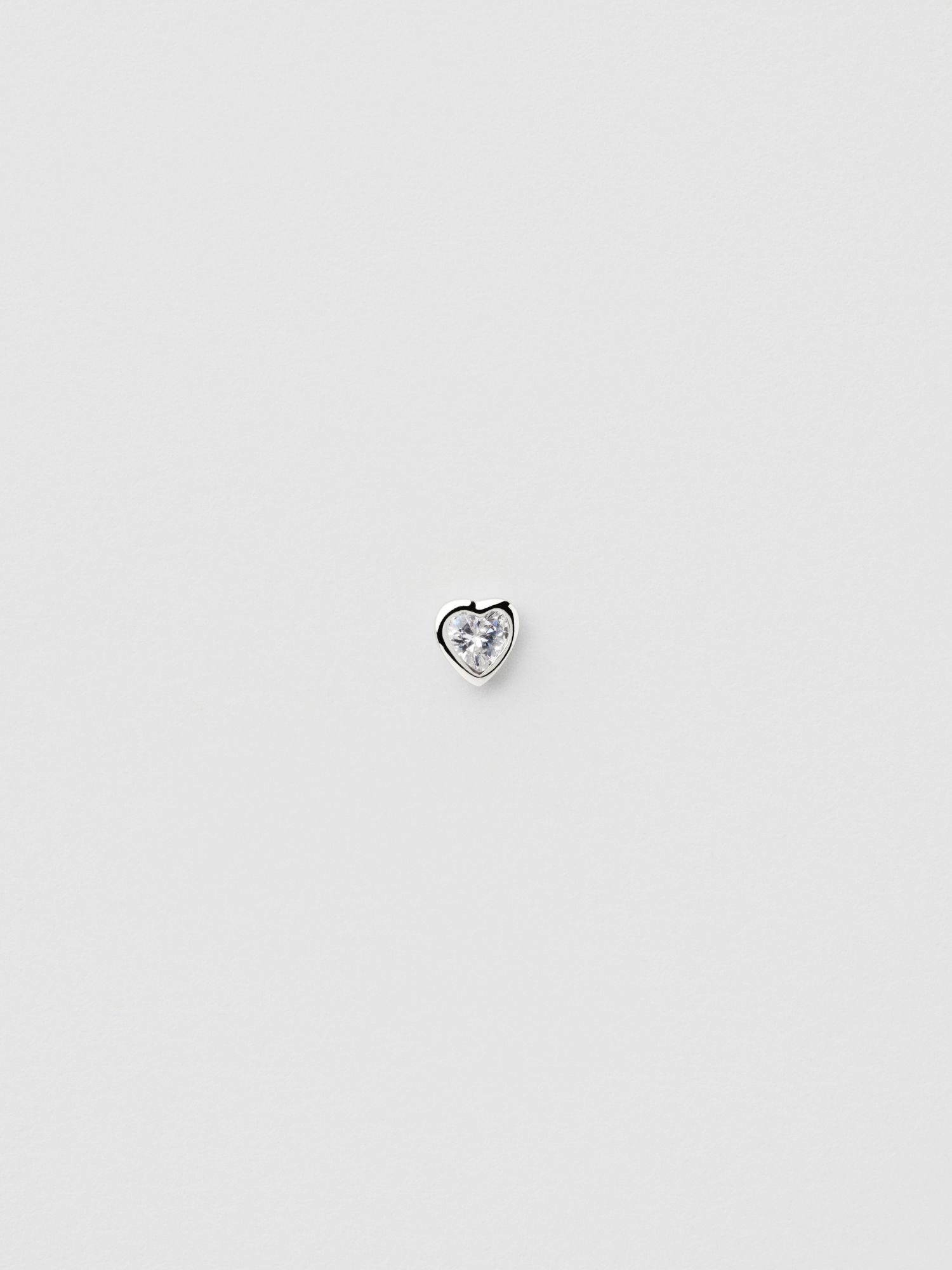 Bezel Heart Piercing