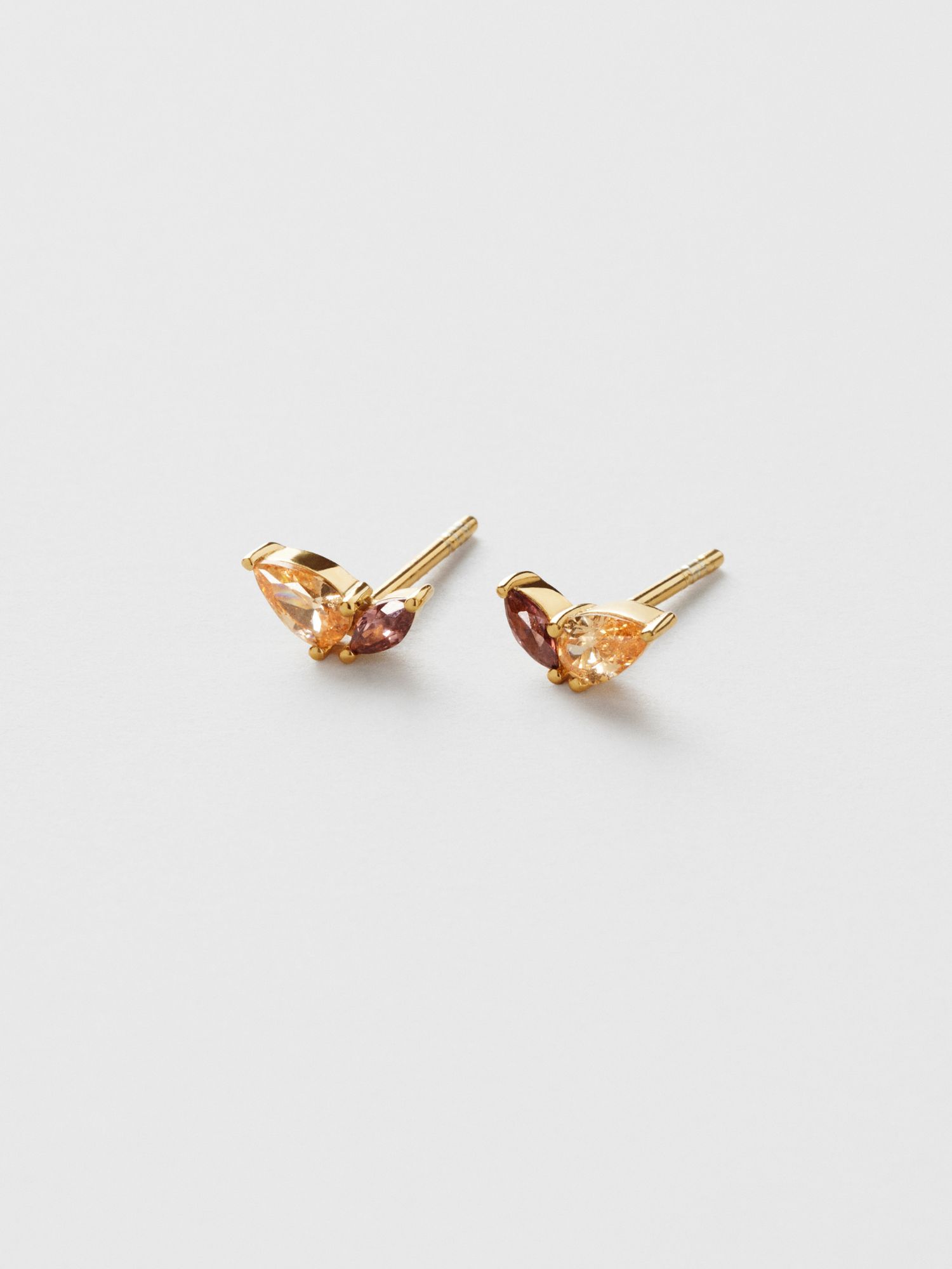 Espresso Duo Drop Studs
 bild 3