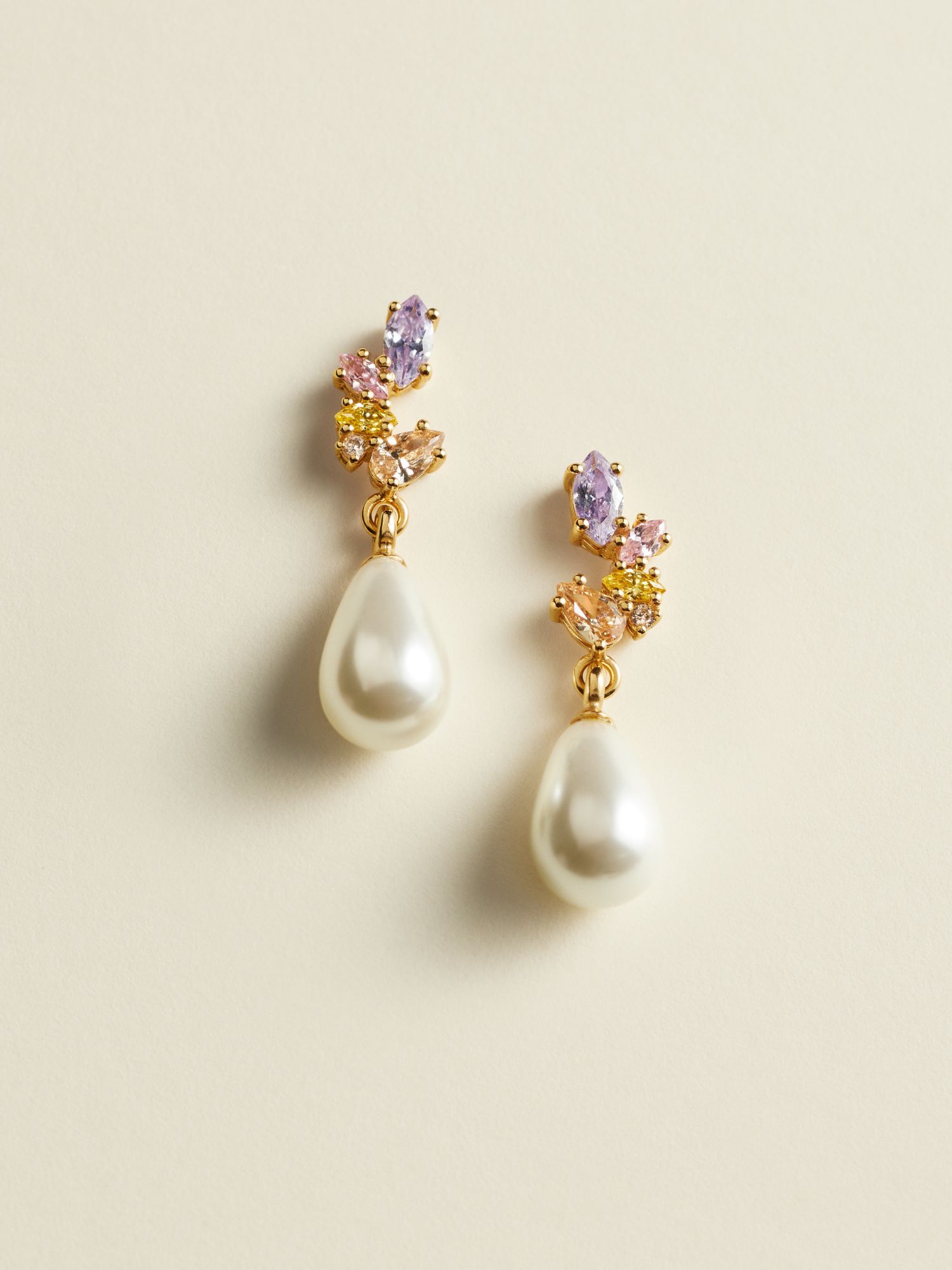 Ariel Pastel Bling Pearl Studs
 bild 8