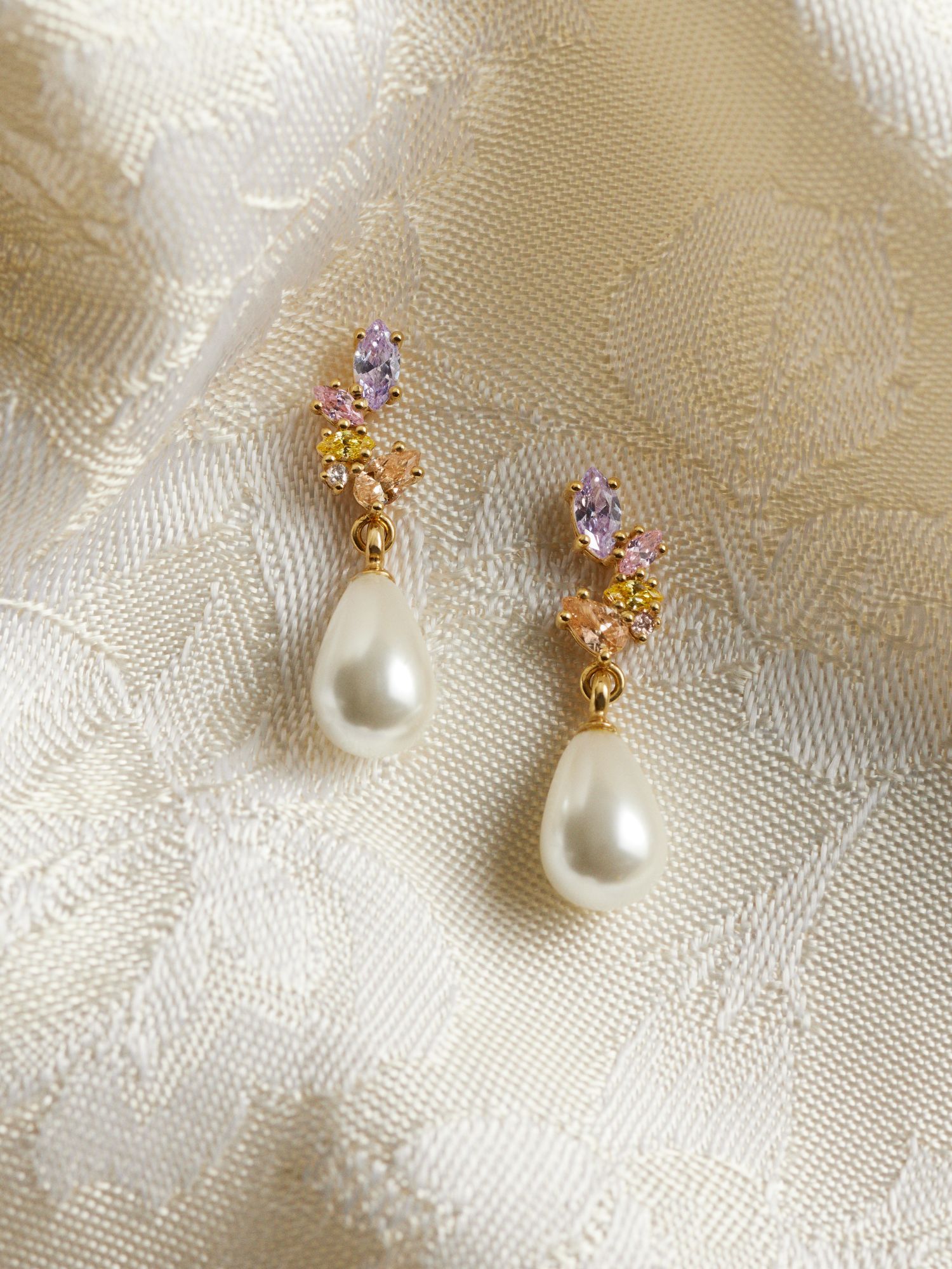 Ariel Pastel Bling Pearl Studs
 bild 7