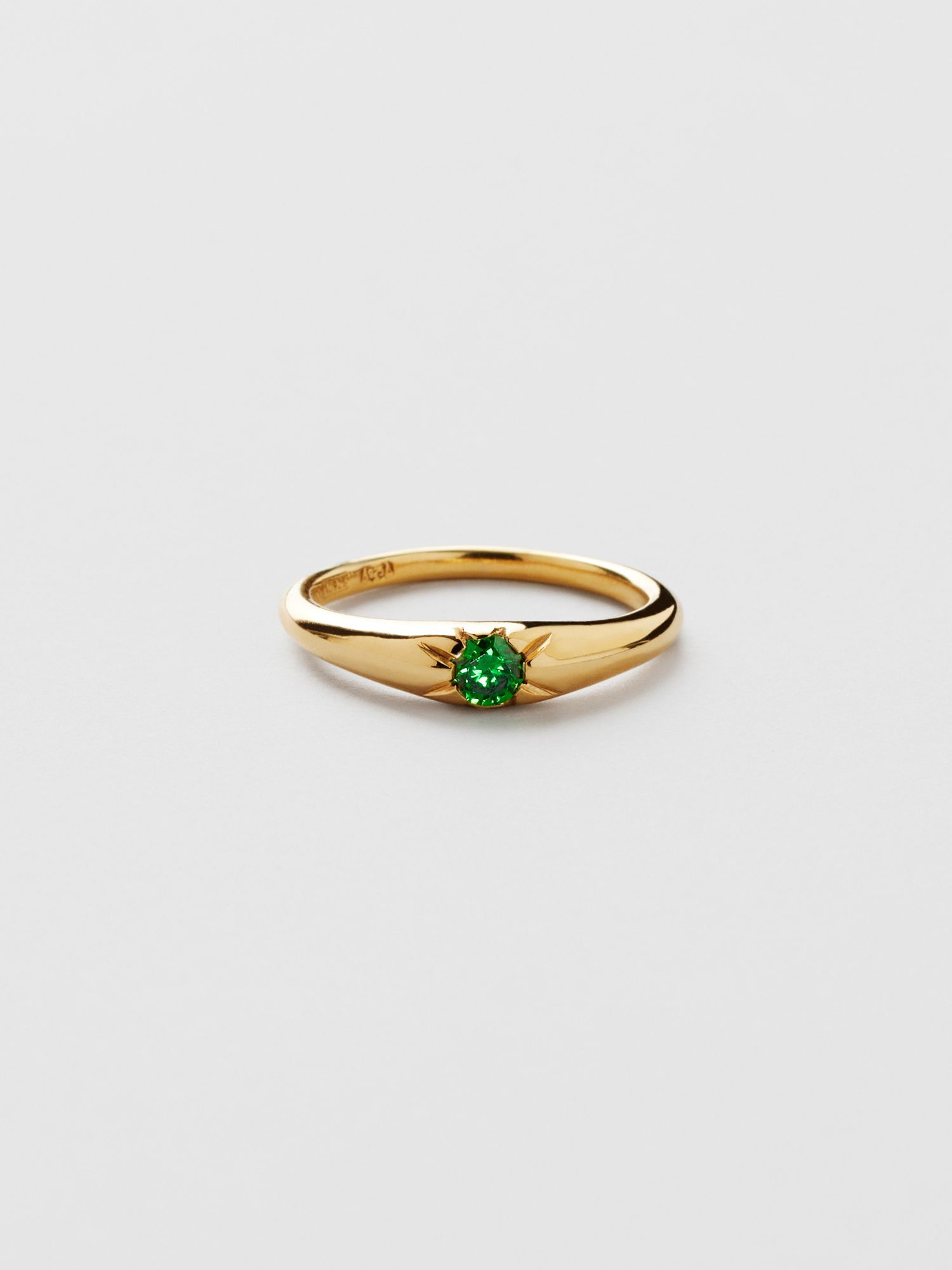Sequin Emerald Pinky Ring
 bild 3