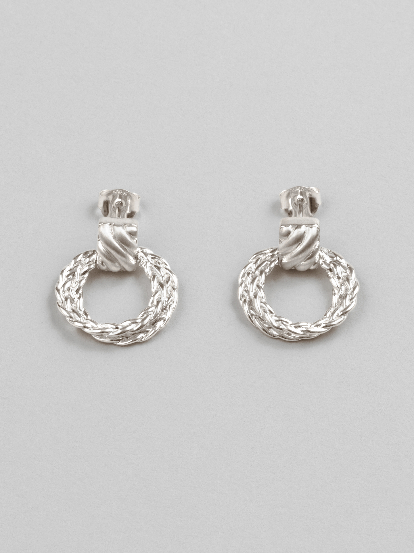Bold Braided Earrings