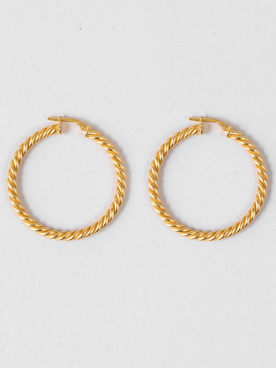 Lumi Hoops 30 mm 18k Gold Plated