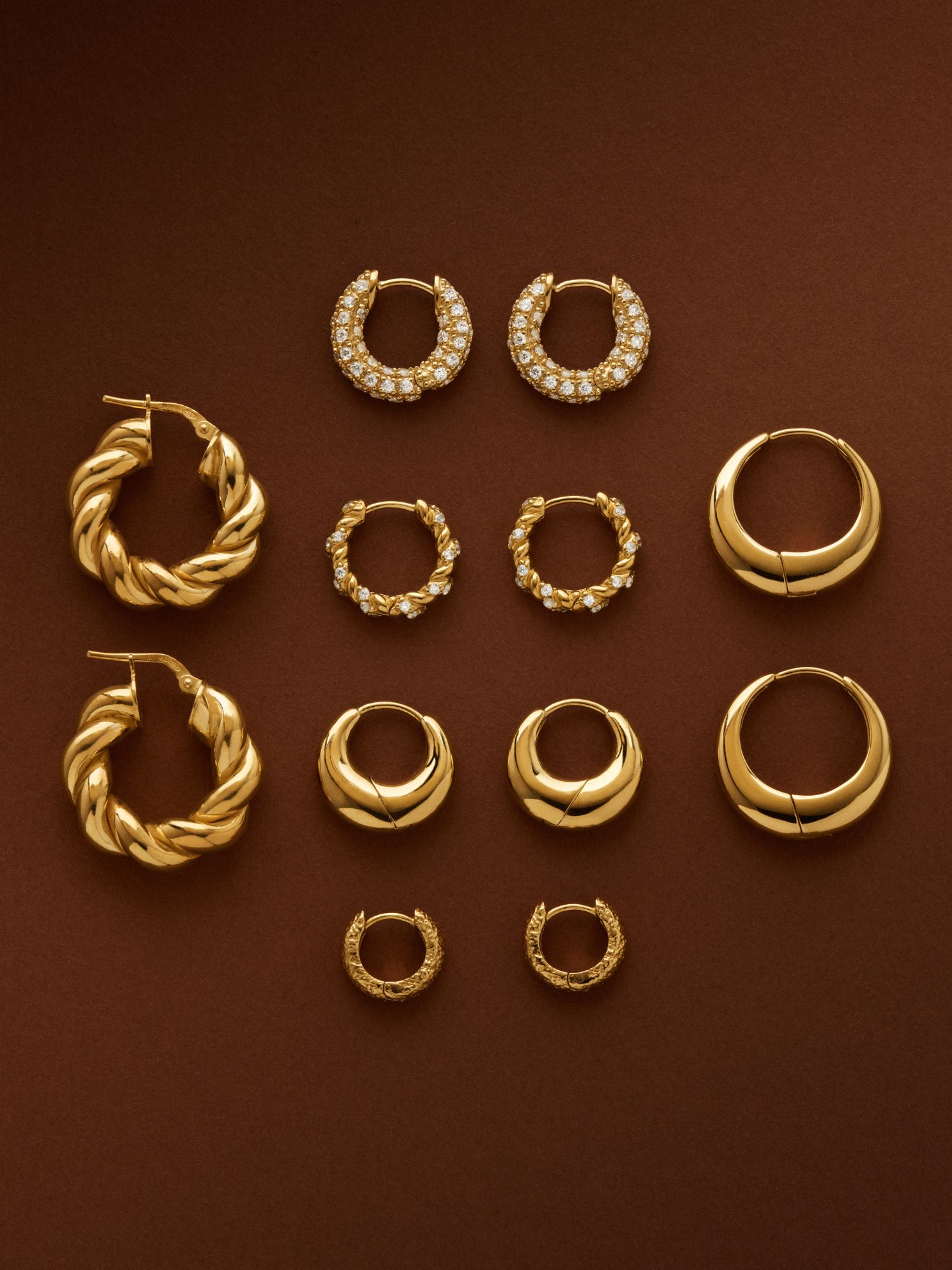 Moa Twisted Hoops bild 4