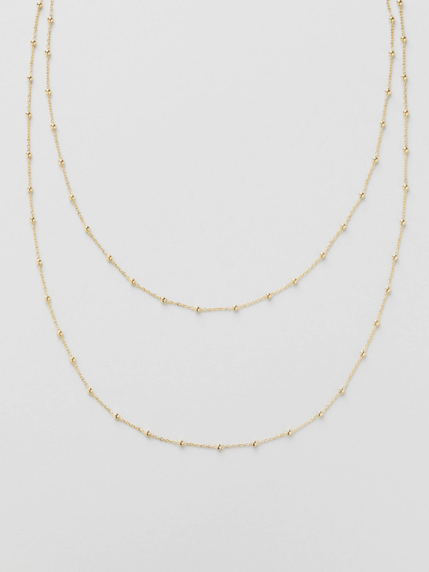 Double Dot Chain Halsband 47 cm