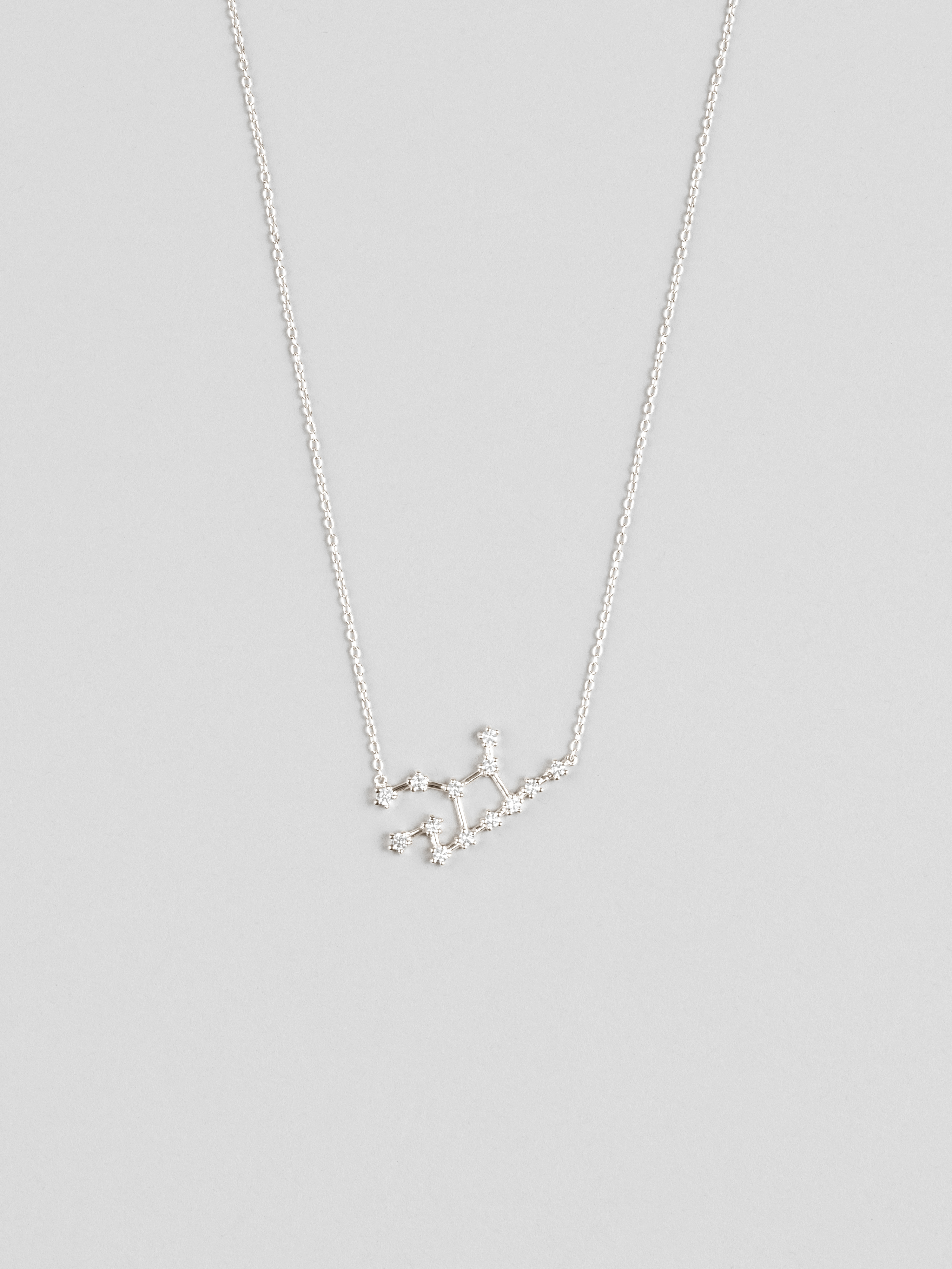 Virgo Zodiac Constellation Necklace 