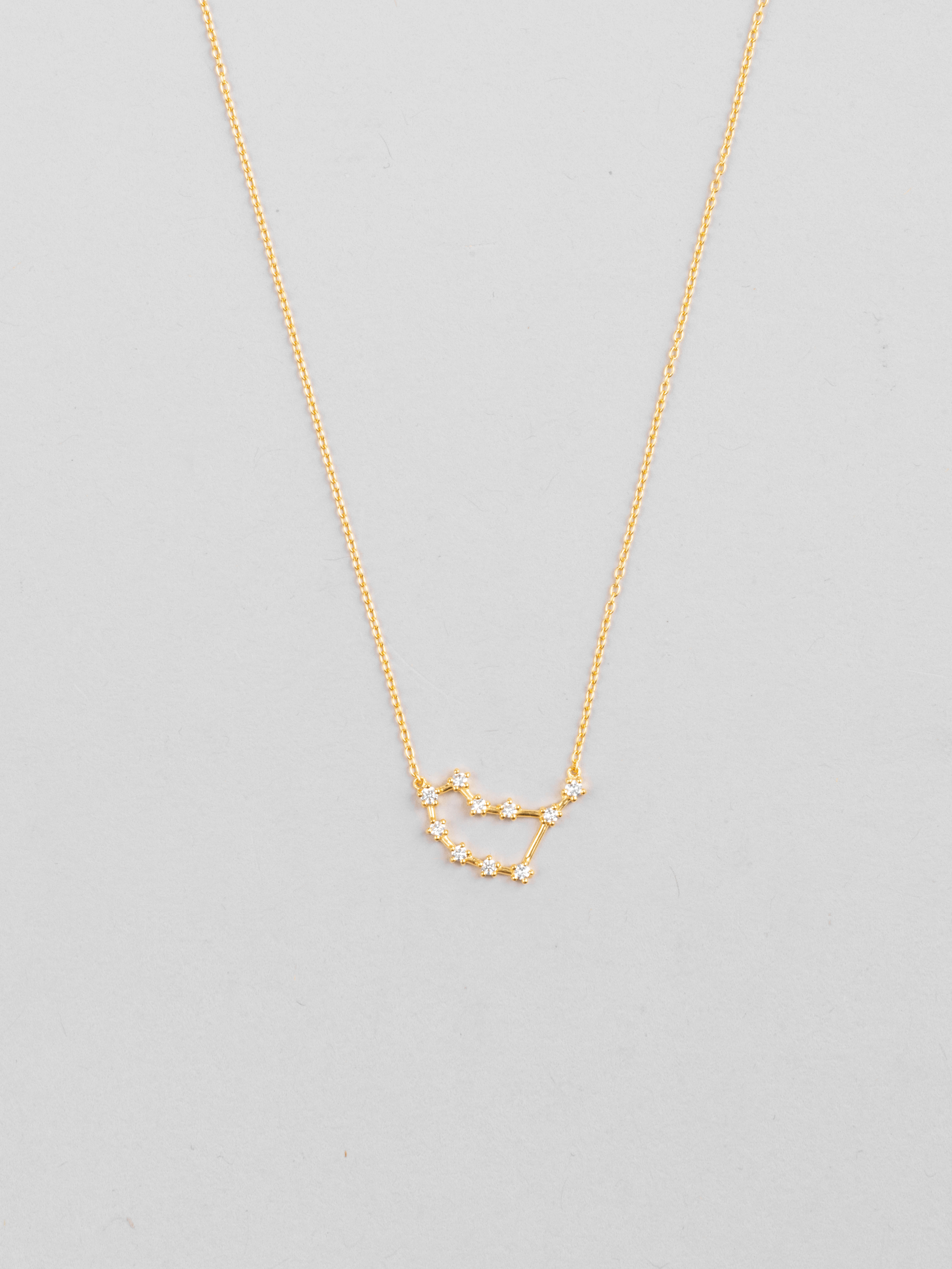 Capricorn Zodiac Constellation Halskette Safira