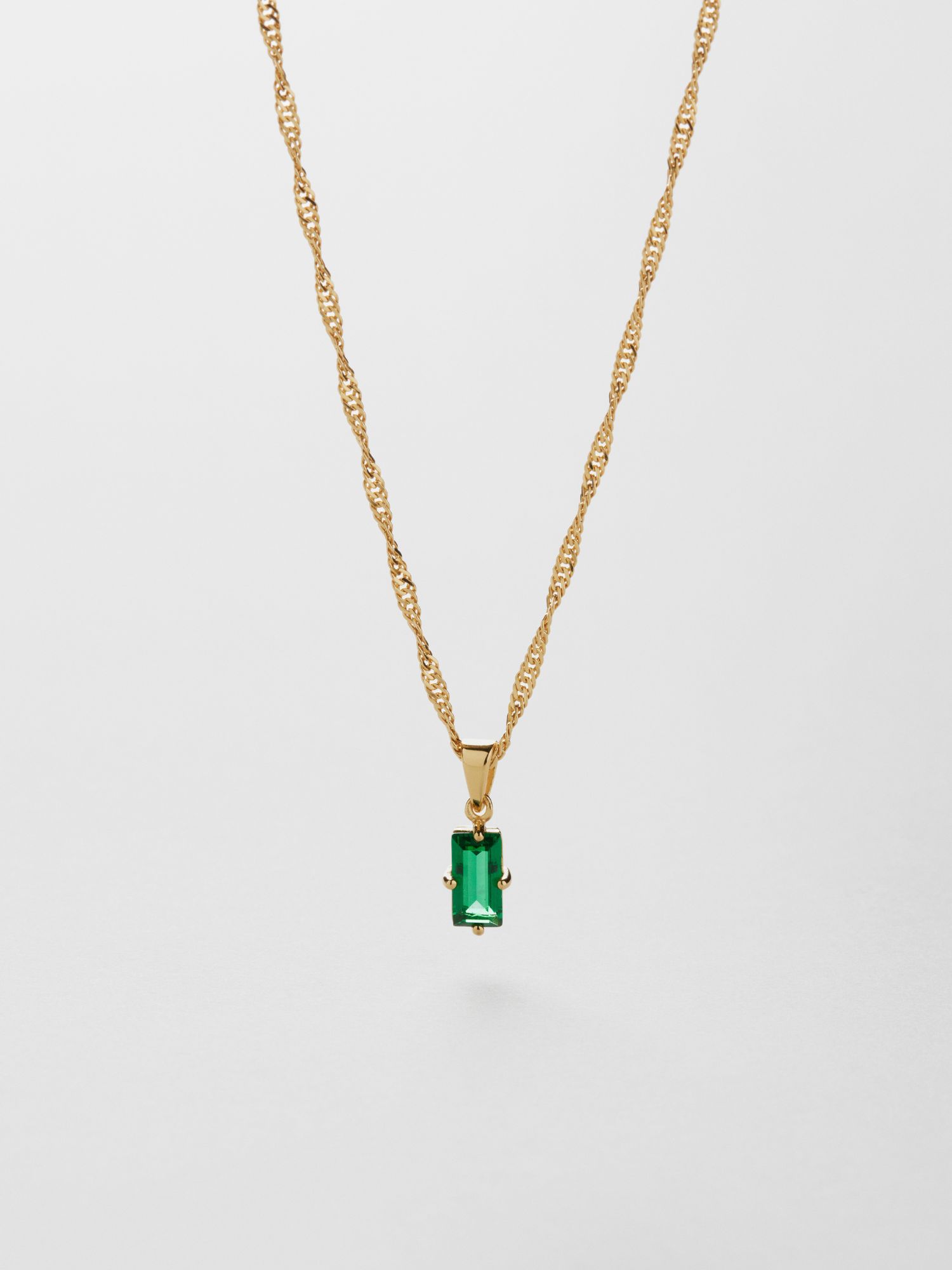 Aventurin Emerald Halsband
