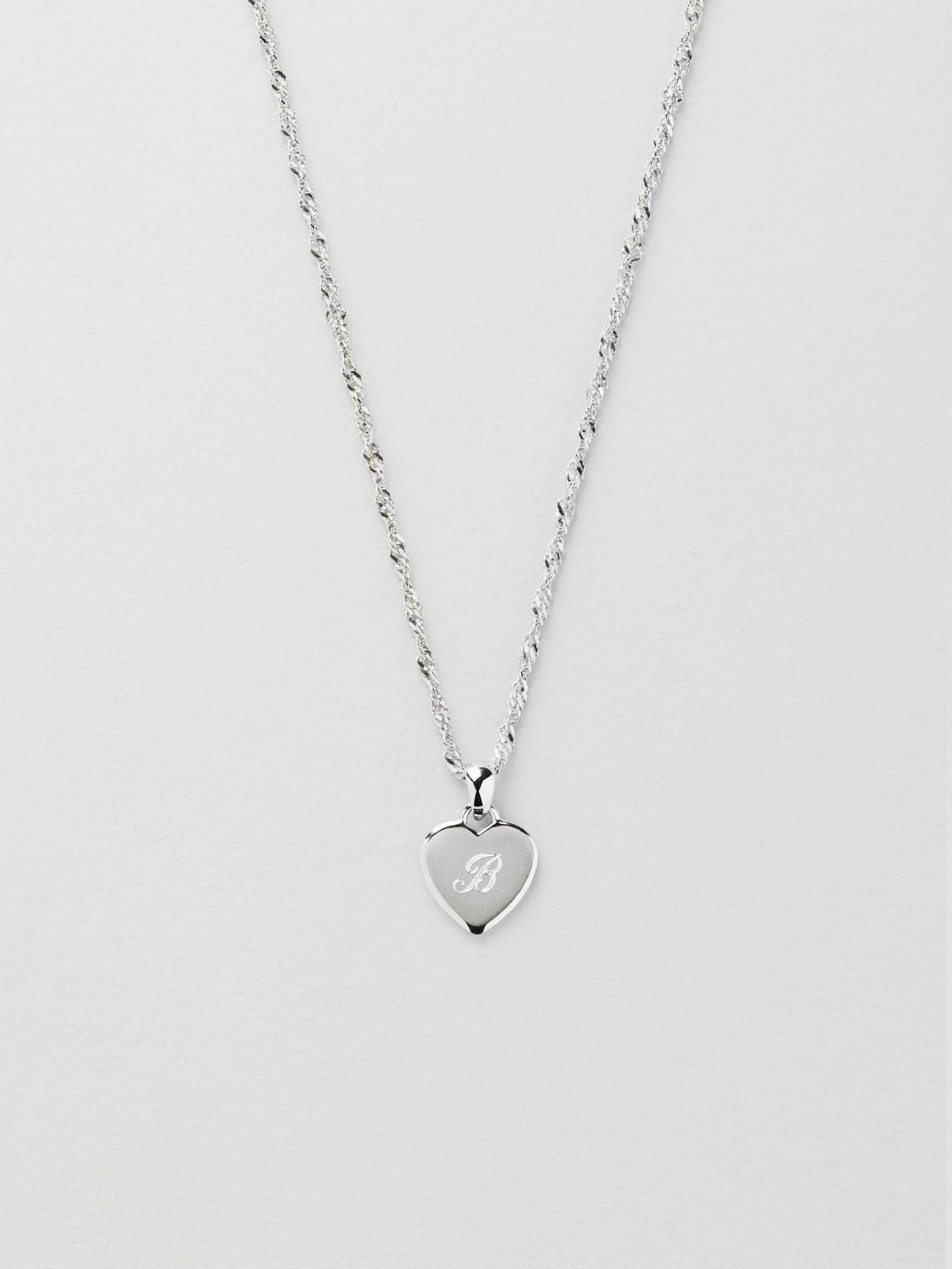 Tuva Heart Halsband Gravyr